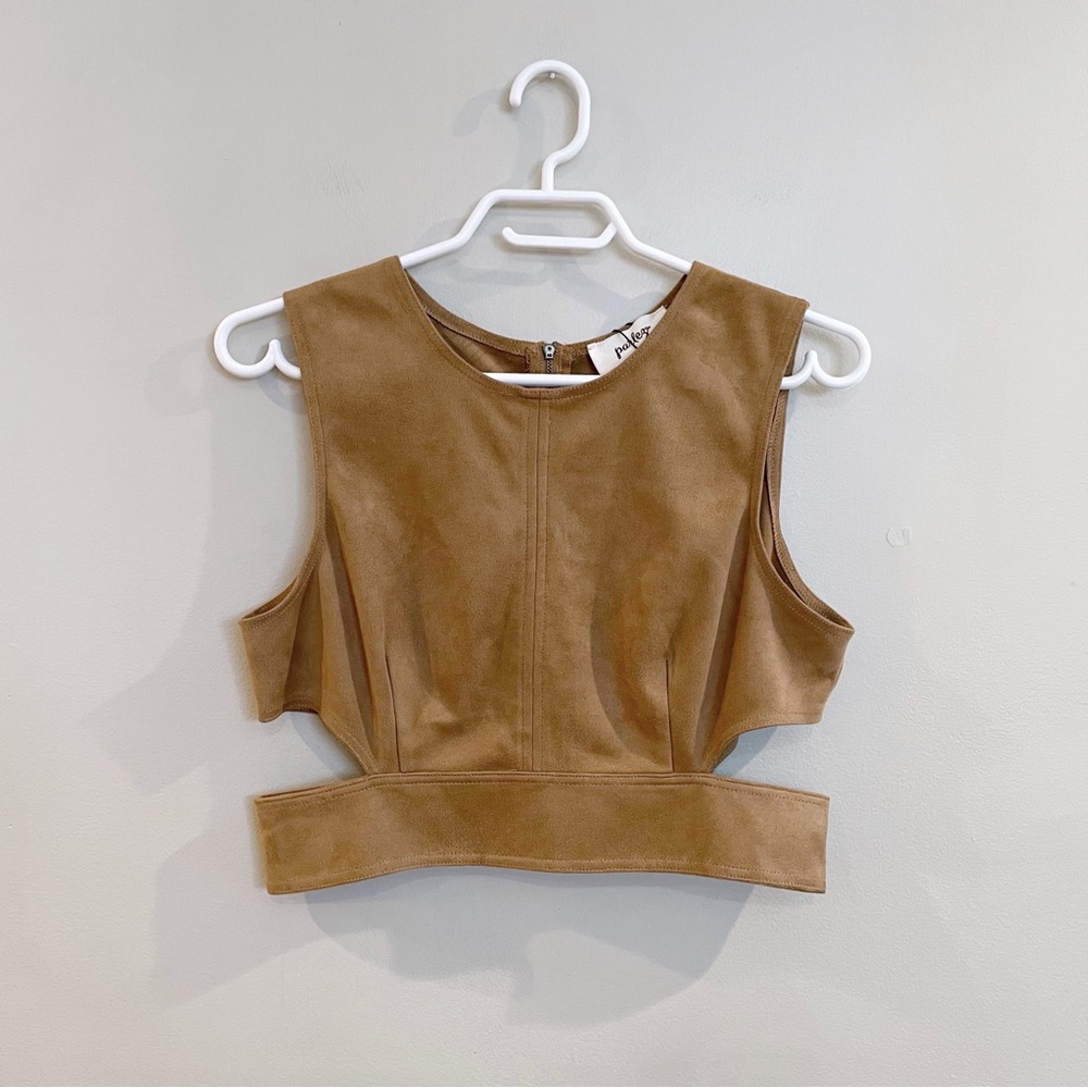 Aleta Suede Crop
